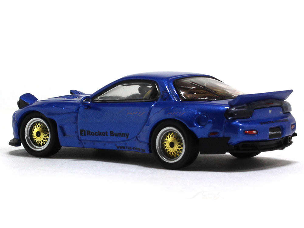 ミニカー TIMEMICRO 1/64 Mazda RX-7 Rockt Bunny Mazda RX-7 Rocket Bunny blue 1:64 TimeMicro diecast scale