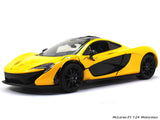 McLaren P1 Yellow 1:24 Motormax diecast scale model car.