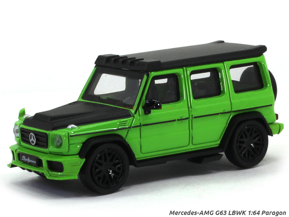 Mercedes-AMG G63 LBWK green 1:64 Paragon diecast scale model miniature ...