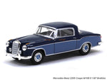 Mercedes-Benz 220S Coupe W108 II blue 1:87 Brekina HO Scale Model car collectible