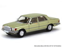 Mercedes-Benz 450 SEL W116 green 1:87 Brekina HO Scale Model car