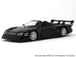 Mercedes-Benz CLK GTR Roadster black 1:64 Kyosho diecast Scale Model car.