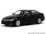 Mercedes-Benz C63 AMG black 1:64 Kyosho diecast Scale Model car.