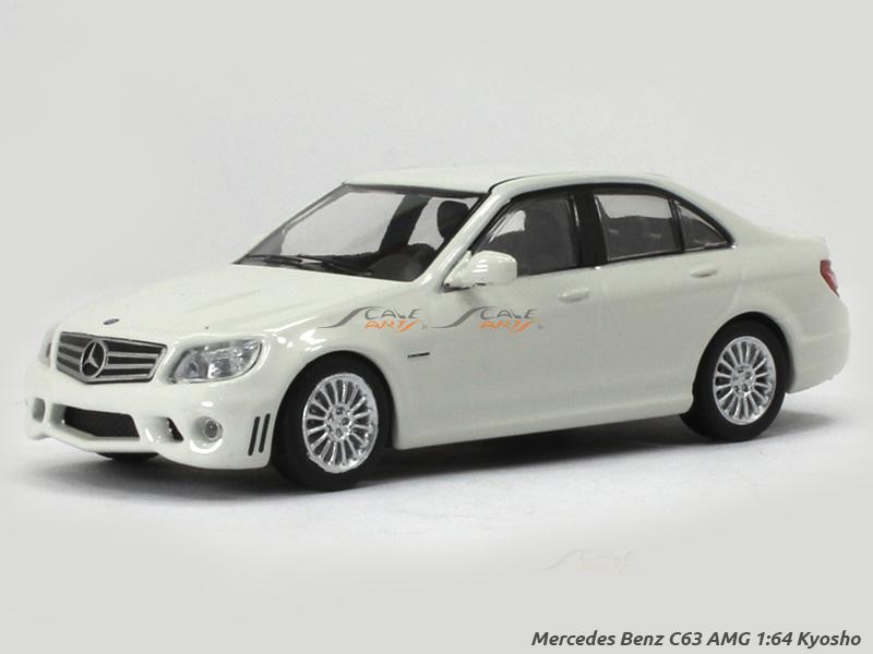Kyosho AMG Mercedes C-Class ラジコン Mercedes-Benz C63 AMG white 1:64 Kyosho diecast Scale Model car