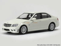 Mercedes-Benz C63 AMG white 1:64 Kyosho diecast Scale Model car