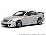 Mercedes-Benz CLK DTM AMG Street Version silver 1:64 Kyosho diecast Scale Model car.