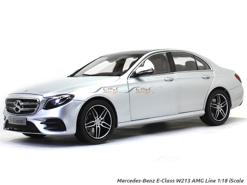 Mercedes-Benz E-Class W213 AMG Line silver 1:18 iScale diecast Scale Model  Car | Scale Arts India