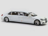 Mercedes-Benz Maybach S600 Pullman white 1:64 Stance Hunters diecast scale model car.