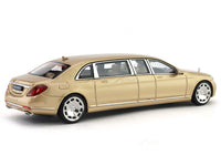 Mercedes-Benz Maybach S600 Pullman golden 1:64 Stance Hunters diecast scale model car.