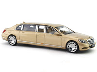 Mercedes-Benz Maybach S600 Pullman golden 1:64 Stance Hunters diecast scale model car.