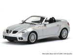 Mercedes-Benz SLK 55 AMG silver 1:64 Kyosho diecast Scale Model car.