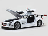 Mercedes-Benz SLS AMG GT3 Weiss 1:24 Motormax diecast scale model car.