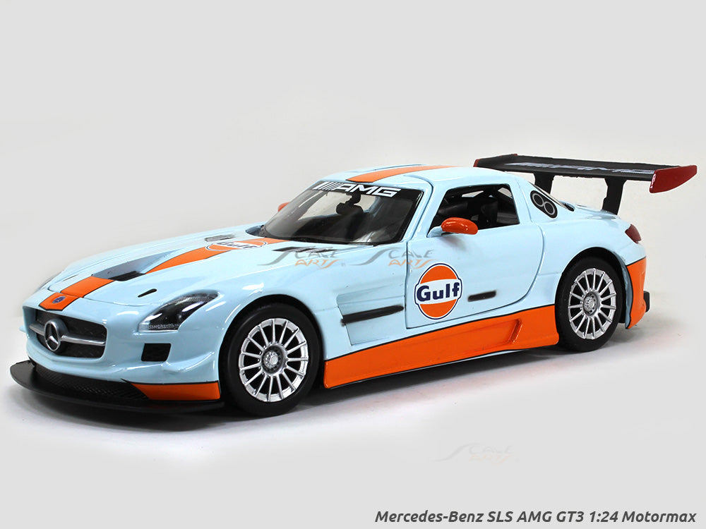 Mercedes-Benz SLS AMG GT3 gulf 1:24 Motormax diecast scale model