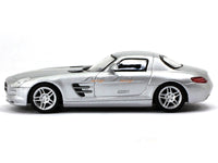 Mercedes-Benz SLS AMG silver 1:64 Kyosho diecast Scale Model car.