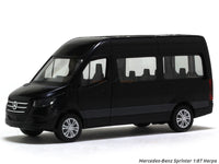 Mercedes-Benz Sprinter black 1:87 Herpa scale model miniature car.