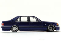 Mercedes-Benz W140 S-Class blue 1:64 Street Weapon diecast scale model car