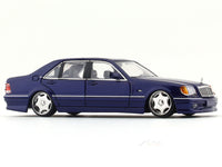 Mercedes-Benz W140 S-Class blue 1:64 Street Weapon diecast scale model car