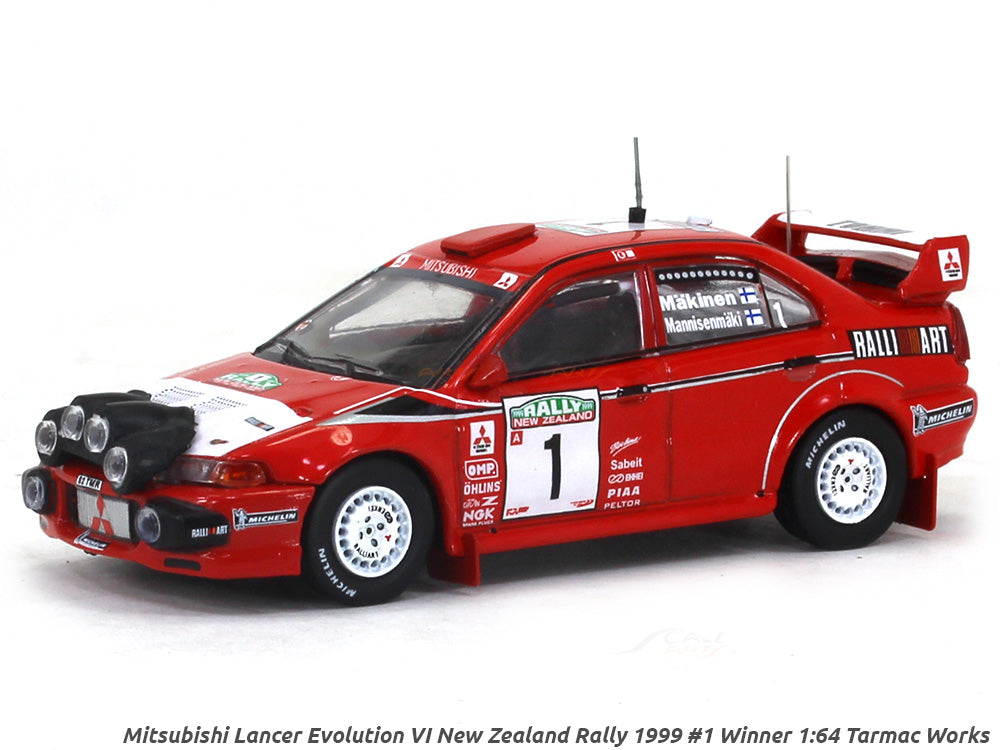 Mitsubishi Lancer Evolution VI New Zealand Rally 1999 #1 Winner 1:64 T