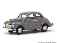 Morris Minor 1000 grey 1:87 Brekina HO Scale Model car.