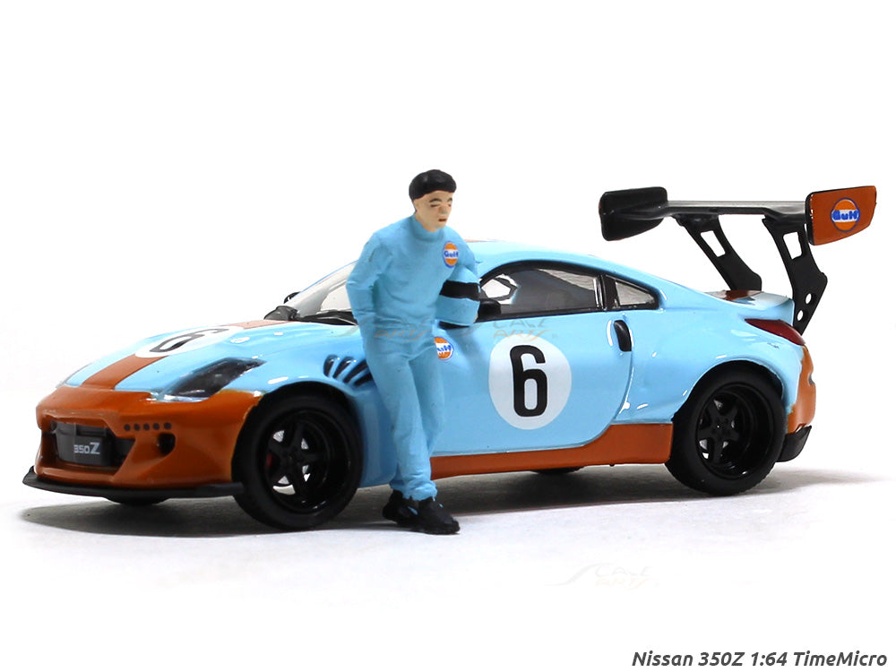 Nissan 350Z Gulf Deluxe 1:64 TimeMicro diecast scale miniature car