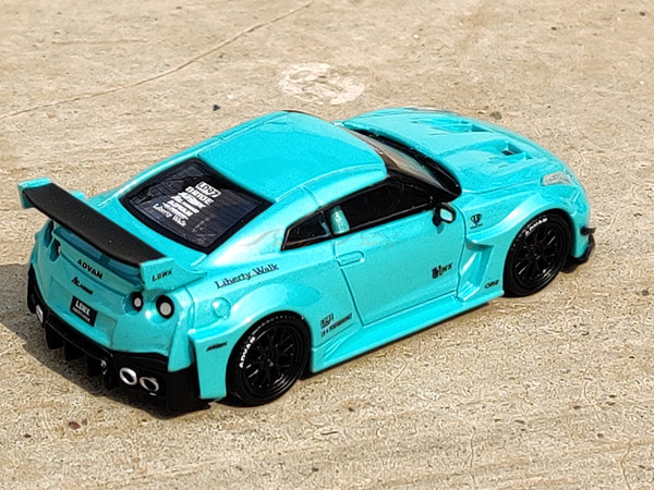 Nissan GT-R GTR R35 LBWK 1:64 TimeMicro diecast scale model miniature ...