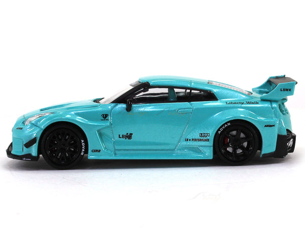 Nissan GT-R GTR R35 LBWK 1:64 TimeMicro diecast scale model miniature ...