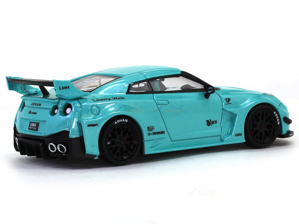 Nissan GT-R GTR R35 LBWK 1:64 TimeMicro diecast scale model miniature ...