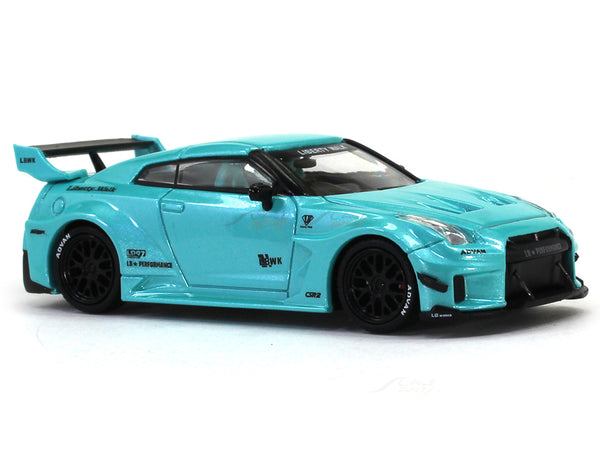 Nissan GT-R GTR R35 LBWK 1:64 TimeMicro diecast scale model miniature ...