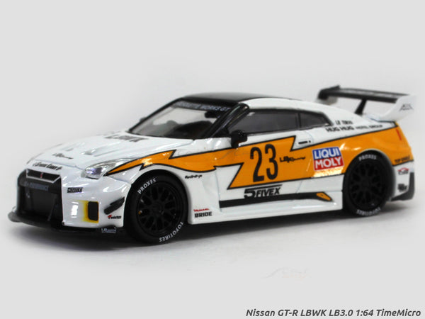 Nissan GT-R LBWK LB3.0 1:64 TimeMicro diecast scale miniature car ...