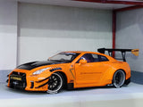 Nissan GT-R R35 Type 2 LB Works orange 1:18 Solido diecast Scale Model Car.