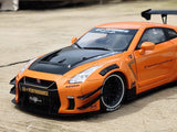 Nissan GT-R R35 Type 2 LB Works orange 1:18 Solido diecast Scale Model Car.