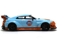 Nissan GTRR35 Gulf Deluxe 1:64 TimeMicro diecast scale miniature car.