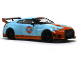Nissan GTRR35 Gulf Deluxe 1:64 TimeMicro diecast scale miniature car.