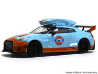 Nissan GTRR35 Gulf Deluxe 1:64 TimeMicro diecast scale miniature car.