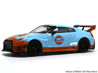 Nissan GTRR35 Gulf Deluxe 1:64 TimeMicro diecast scale miniature car.