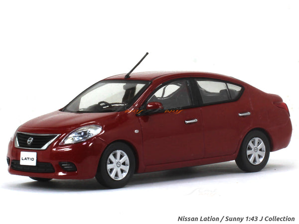 Nissan Lation / Sunny red 1:43 J Collection diecast Scale Model car.