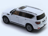 Nissan Patrol Y62 LHD white 1:64 GCD diecast scale model