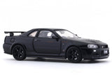 Nissan Skyline GT-R R34 Z Tune black 1:64 Stance Hunters diecast scale model car