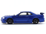 Nissan Skyline GT-R R34 Z Tune with figure 1:64 Stance Hunters diecast scale model car