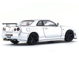Nissan Skyline GT-R R34 Z Tune silver 1:64 Stance Hunters diecast scale model car