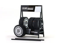 OZ Racing Tires and Rim set 1:18 IXO diorama accessories.