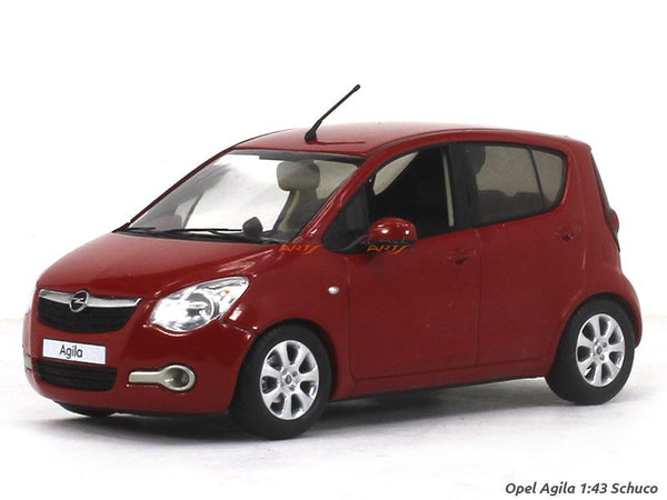 Opel Agila (Maruti Ritz) Red 1:43 Schuco diecast Scale Model Car.