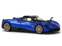 Pagani Huayra Roadster blue 1:64 LCD models diecast scale miniature car.