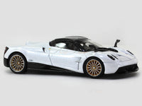 Pagani Huayra Roadster white 1:64 LCD models diecast scale miniature car.