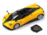 Pagani Huayra Roadster yellow 1:64 LCD models diecast scale miniature car.