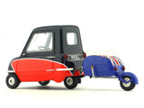 Peel 50 with trailer black 1:18 SUM Scale Model collectible