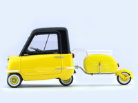 Peel 50 with trailer yellow 1:18 SUM Scale Model collectible