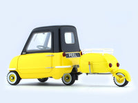 Peel 50 with trailer yellow 1:18 SUM Scale Model collectible