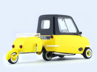 Peel 50 with trailer yellow 1:18 SUM Scale Model collectible