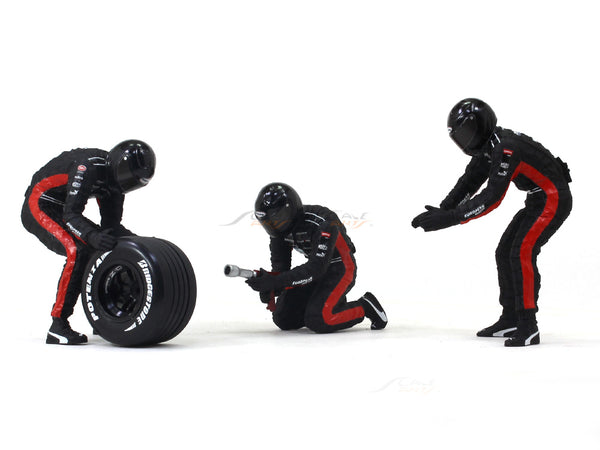 F1 Pit crew 1:18 Minichamps diorama scale model.